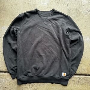 Carhartt Men's Dark Gray Crewneck Sweater